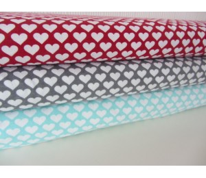 Jersey MiniHearts türkis